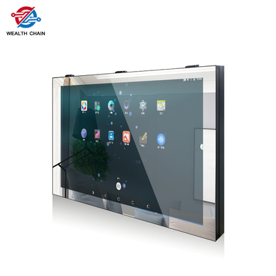 壁台紙30%/50%の伝送ミラー屋外LCDデジタルの表記スマートなTV