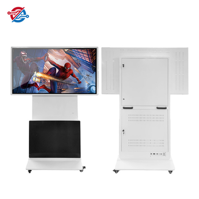350 Nitの回転LCD 1080P表示床の立場の容易な操作に触れる携帯用デジタル表記