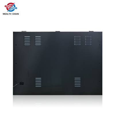 半屋外LCDデジタルの表記スマートなミラー ガラスT/R 50%/50% LCDは容量性タッチ画面を表示する