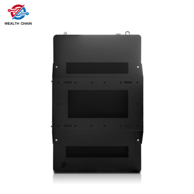 縦の壁に取り付けられた屋外LCDデジタルの表記-10°に55°を冷却する43インチの黒い標準的なファン