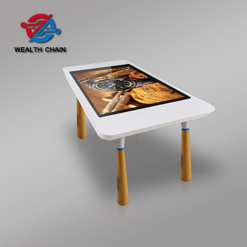 Capacitive Touch TFT LCD 4K Rectangle Smart Touch Coffee Table 55 Inch