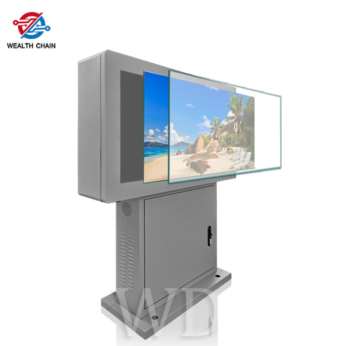 立つ景色屋外LCDスクリーン表示粉のコーティングの処置